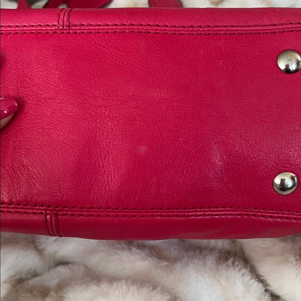Coach Pleated Leather Shoulder Bag 13914 - Picture 14 of 16